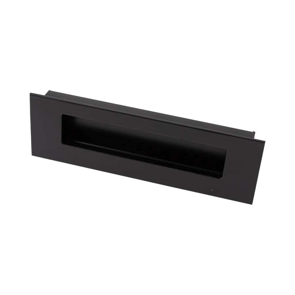FLUSH HANDLE MATT BLACK 128MM - Image 2