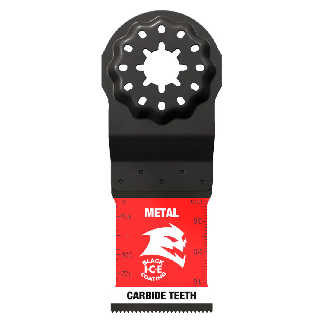 Amped(TM) Steel Demon(TM) Starlock Carbide Teeth Oscillating Blade For Metal