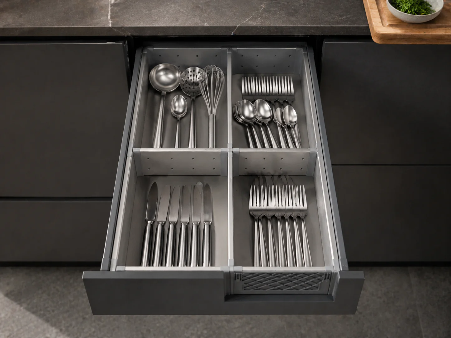 Blum ORGA-LINE Cutlery Organizer Set 21" for TANDEM Undermount Drawer Slides - ZHI.533FI3A - Image 2