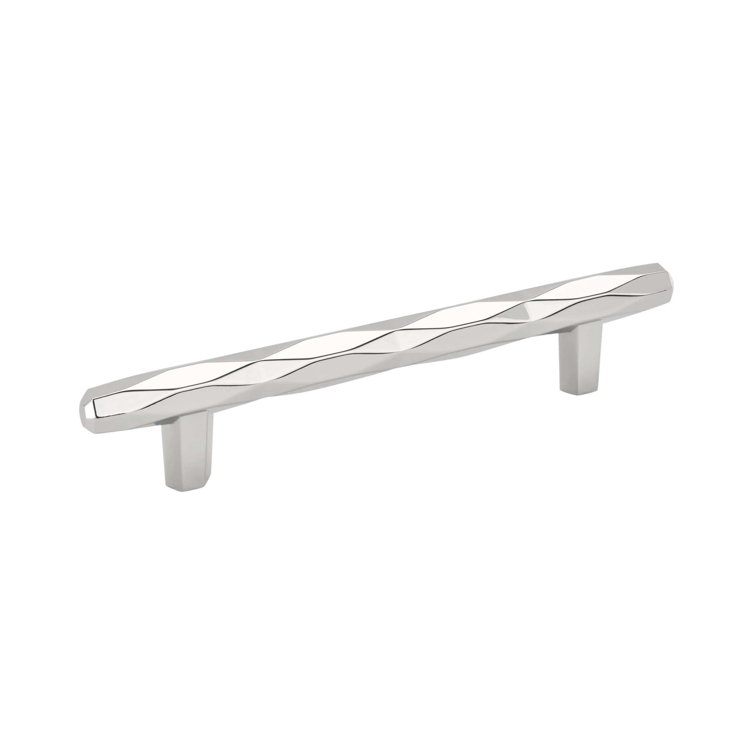 Amerock St. Vincent 5-1/16(128) Inch Center to Center Handle Cabinet Pulls Polished Chrome