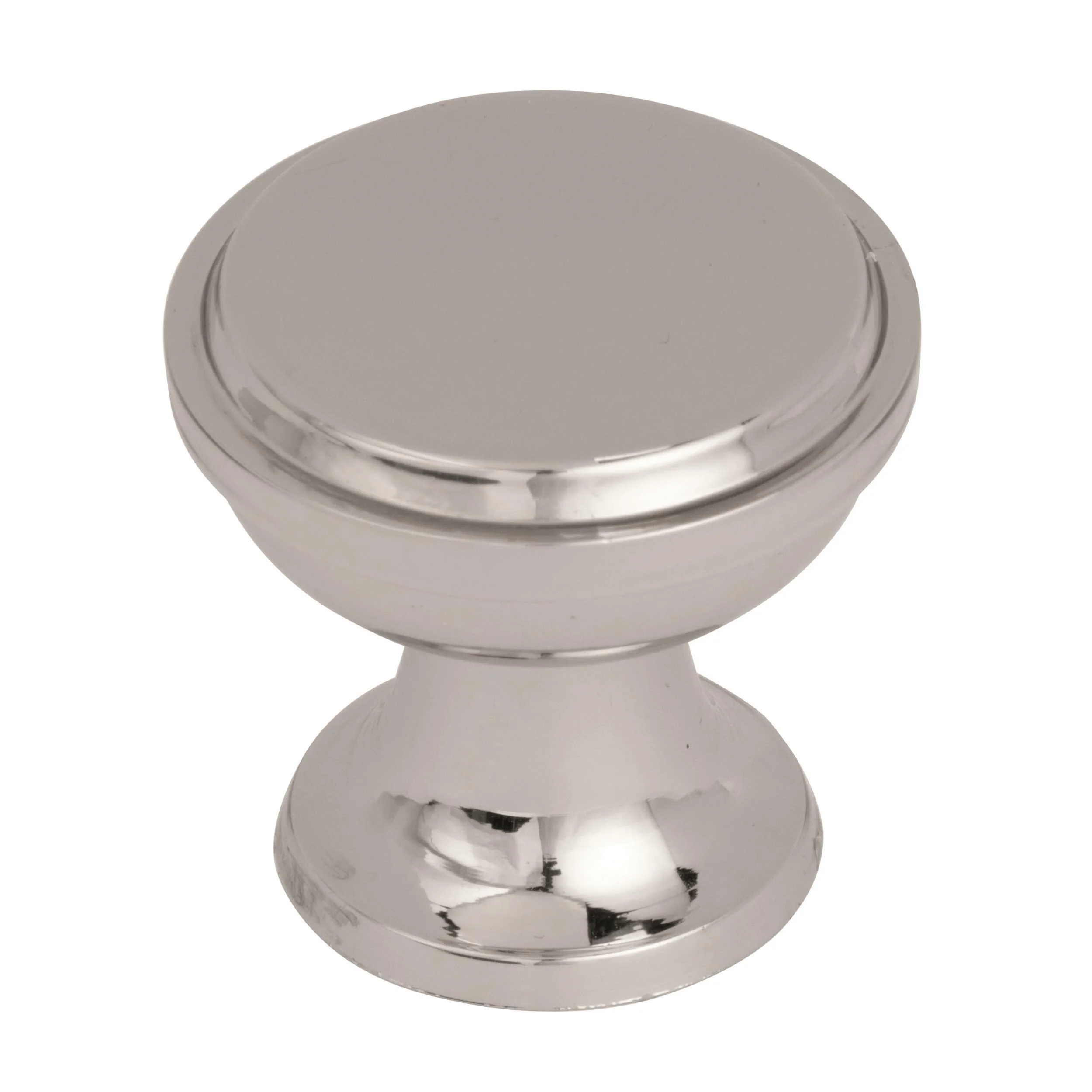 Knob Polished Nickel 13/16(21) DIA