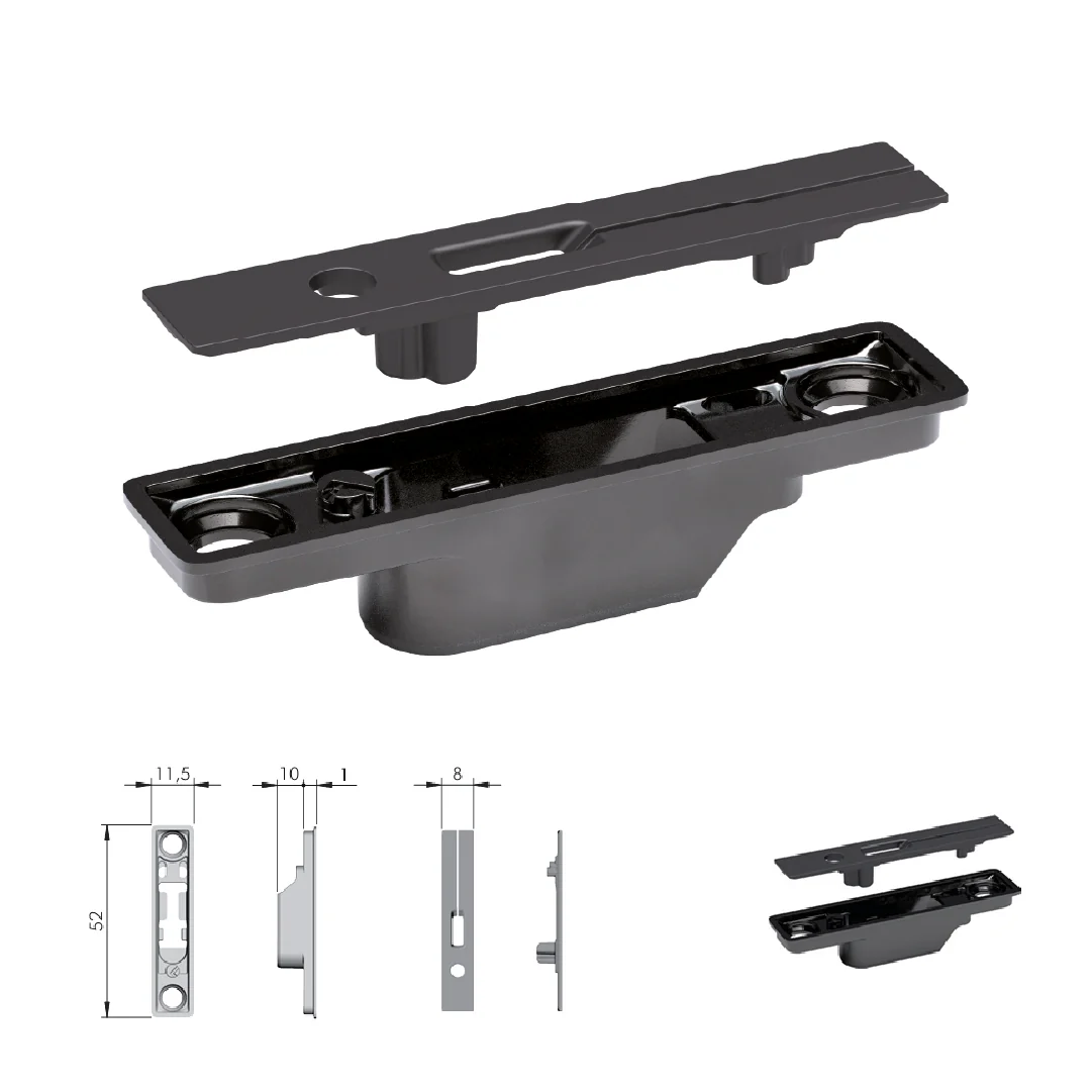 DROP DOWN SYSTEM ITALIANA FERRAMENTA KIARO EASY STRONG 14.3 LB CAPACITY ANTHRACITE - Image 6