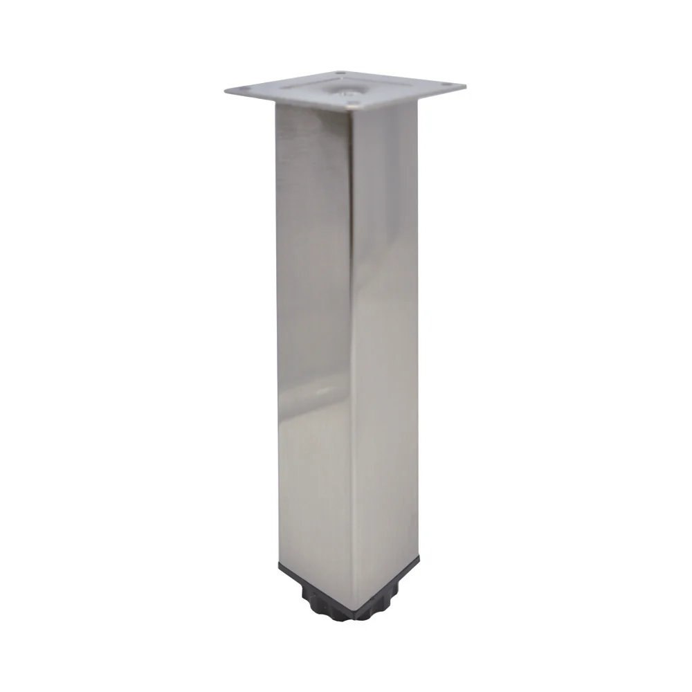 FURNITURE LEG SQUARE 8" TUBE 38MM BN **PC**