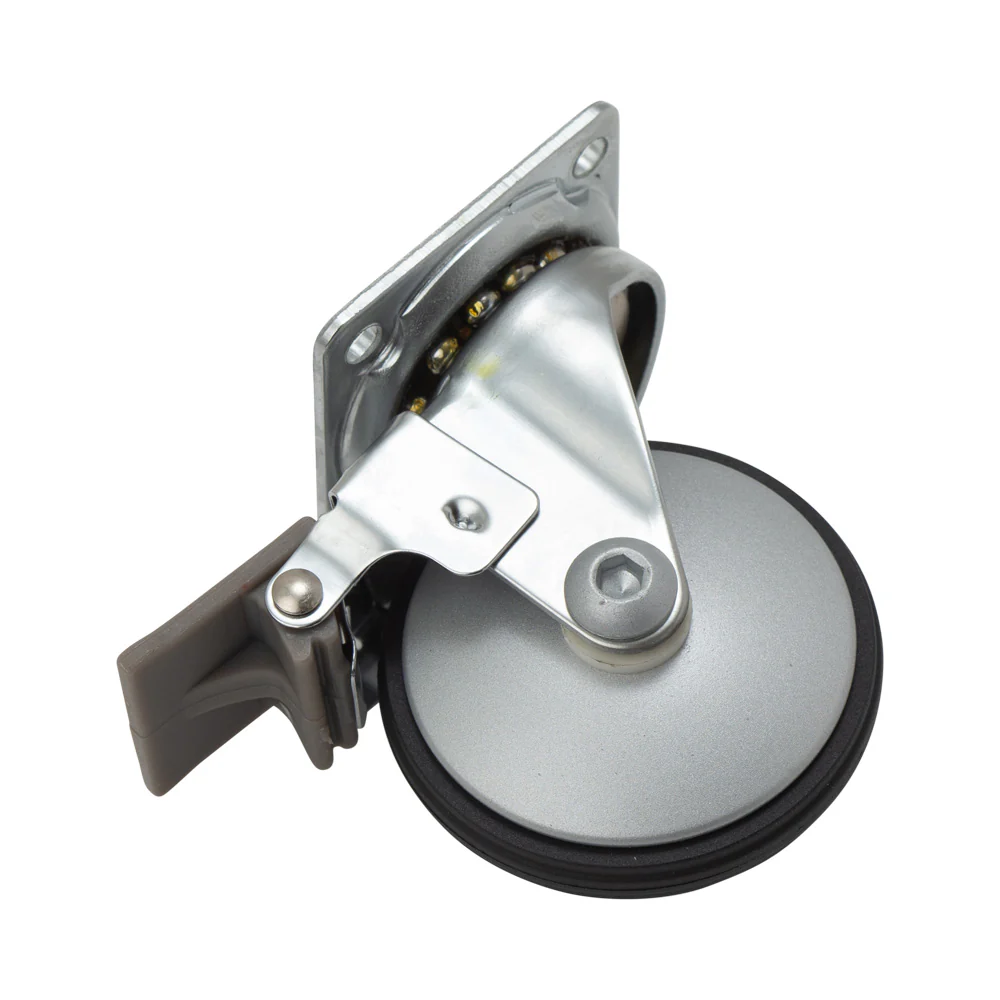 Casters 75Mm Black Lisa With Break - Image 3