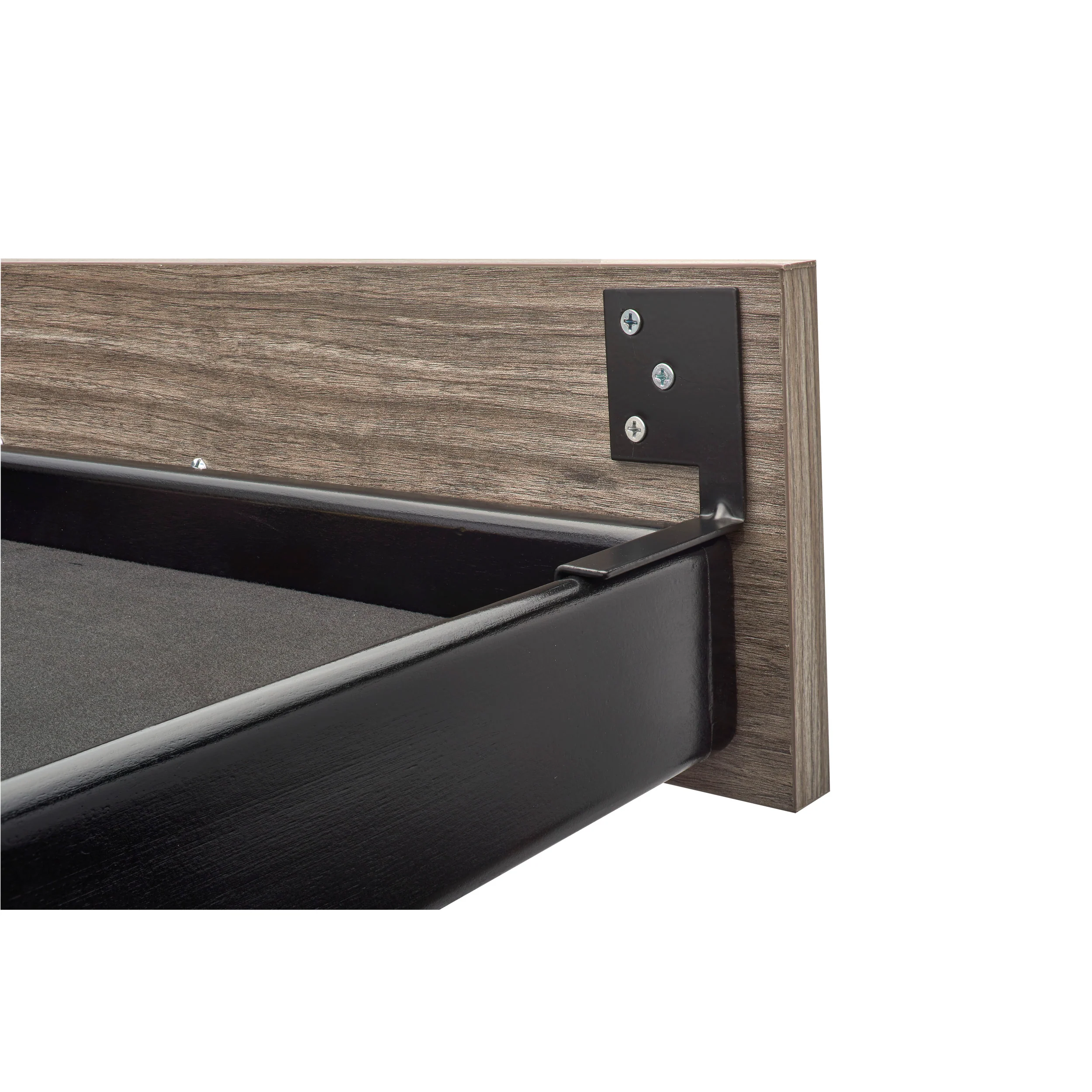 Jewelry Drawer Standard Insert mounting Bracket Black 1.8 in (46 mm) W x 1 in (25 mm) D x 3 in (76 mm) H - Image 3