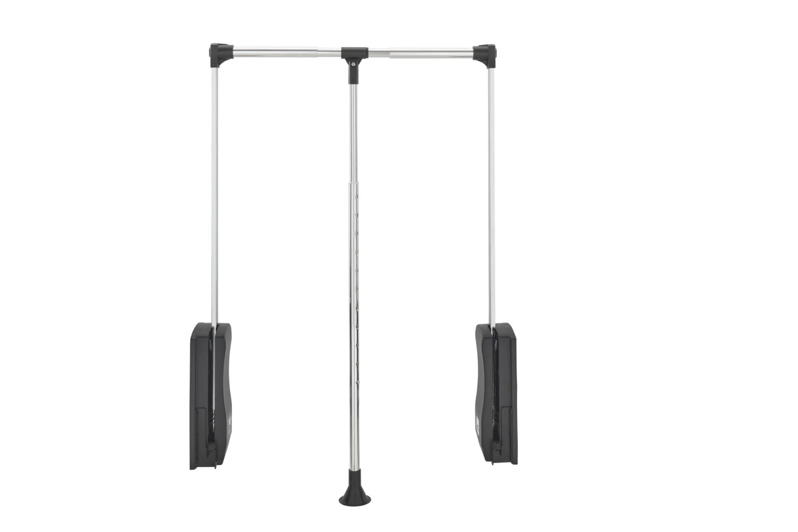 Adj. Pull-Down Closet Rod 21.5 in- 26 in Chrome  21.5 in (546 mm) W x 4 in (102 mm) D x 34.75 in (883 mm) H - Image 7