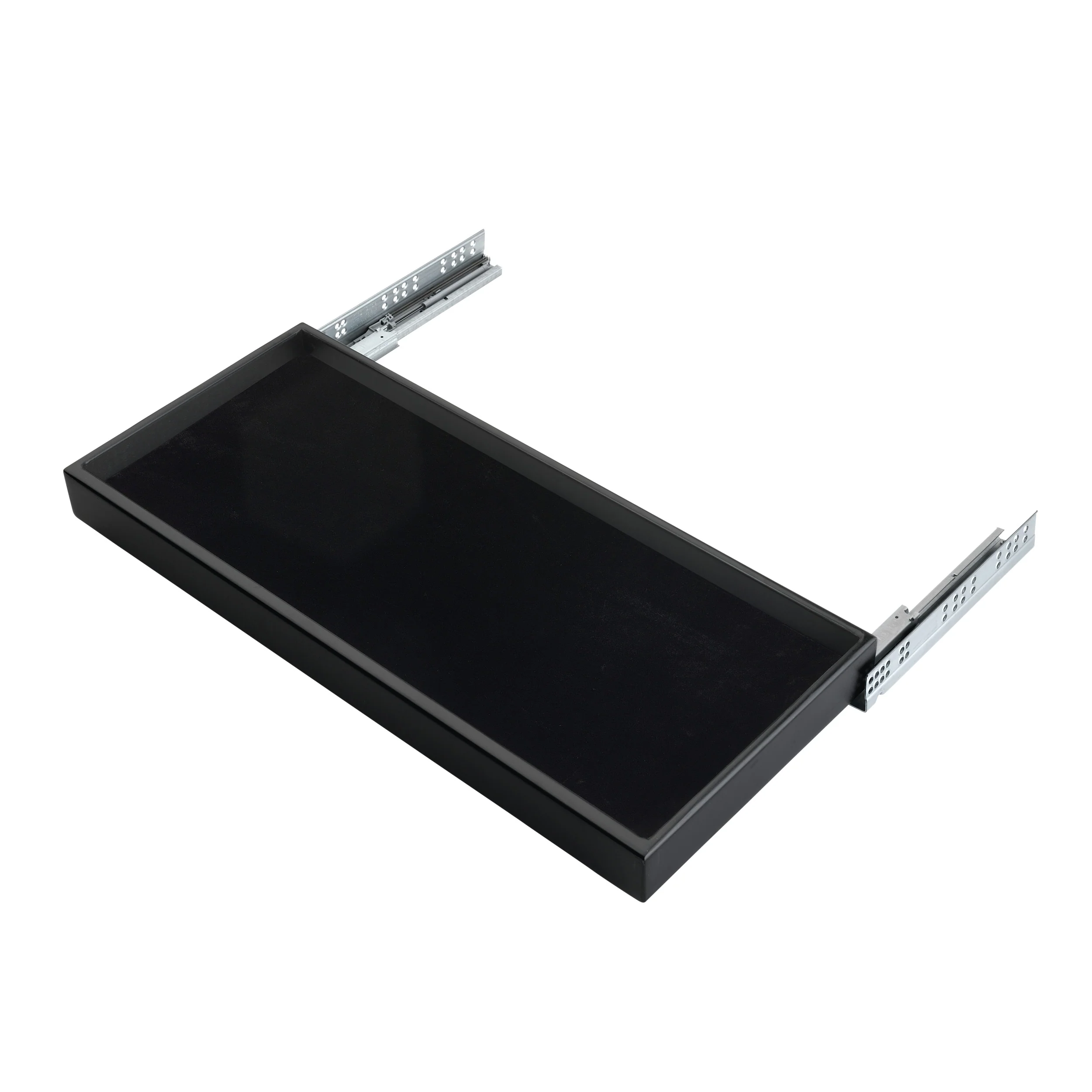 24 in Black Medium Undermount Jewelry Drawer Black 24 in (610 mm) W x 14 in (356 mm) D x 3.13 in (80 mm) H - Image 2