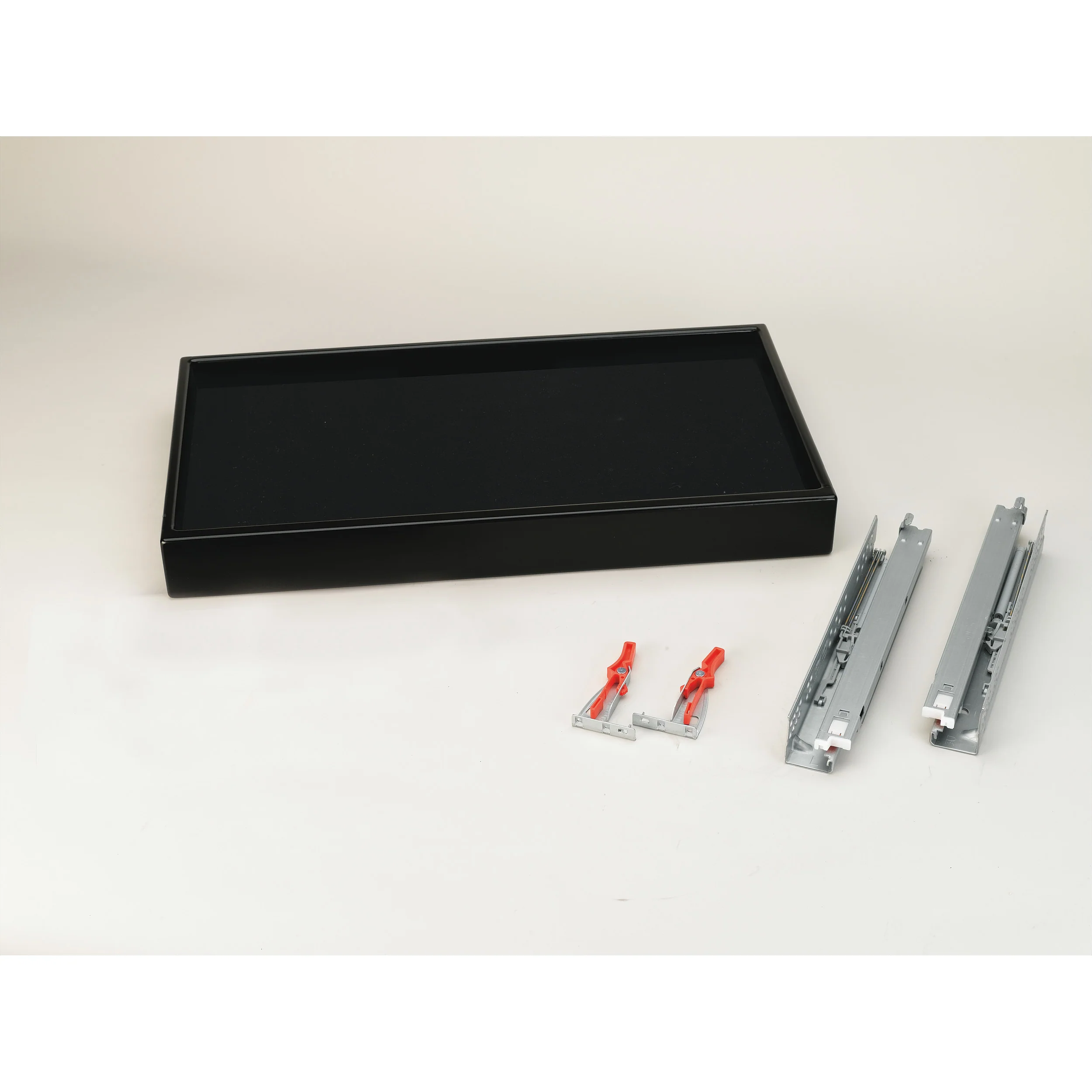 24 in Black Medium Undermount Jewelry Drawer Black 24 in (610 mm) W x 14 in (356 mm) D x 3.13 in (80 mm) H - Image 4