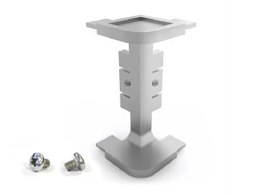 Plastimodul Gola horizontal outside corner connector "C" Matte White - Image 5
