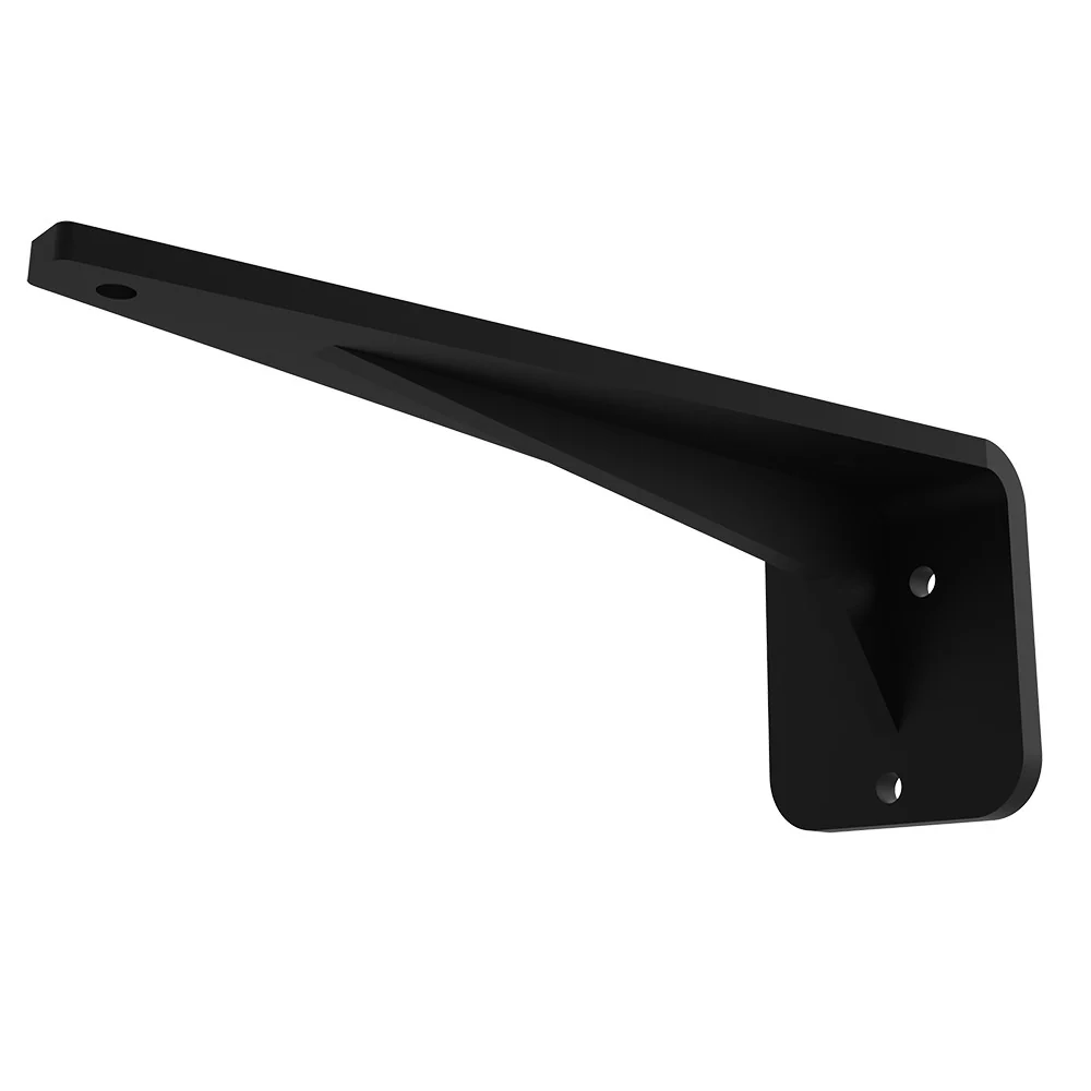 Modern Metal Shelf Bracket - 8" x 2.7" x 3" - Black