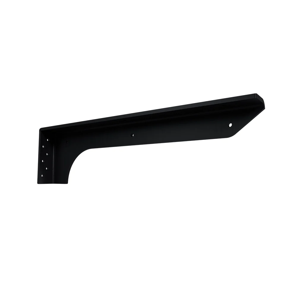 Metal Stud Front Flange Bracket - 19x1.75x5 - Flat Black - RH