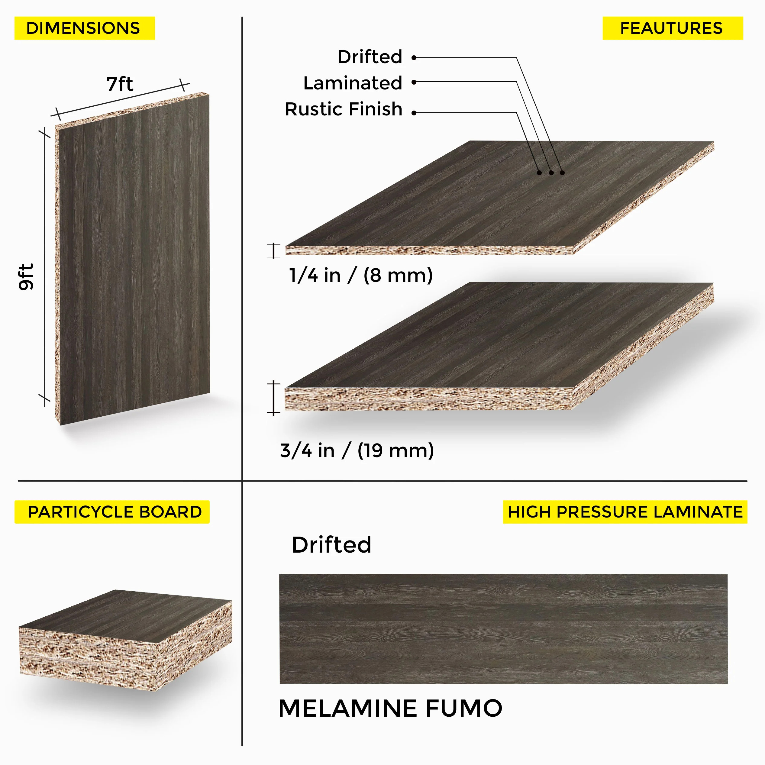 Fumo Melamine 7 Ft X 9 Ft - Image 5