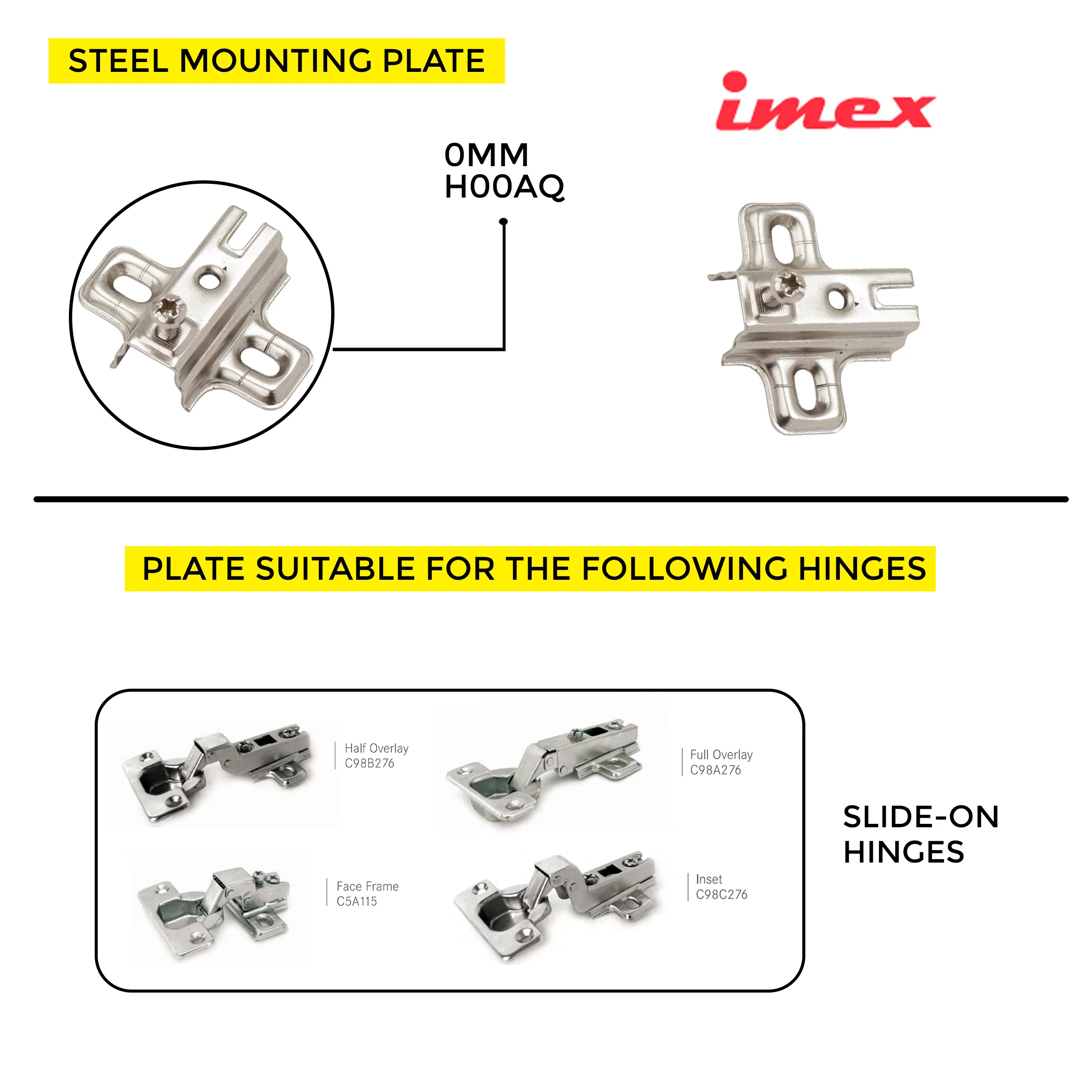 Steel Mounting Plate Regular 0mm - Image 2