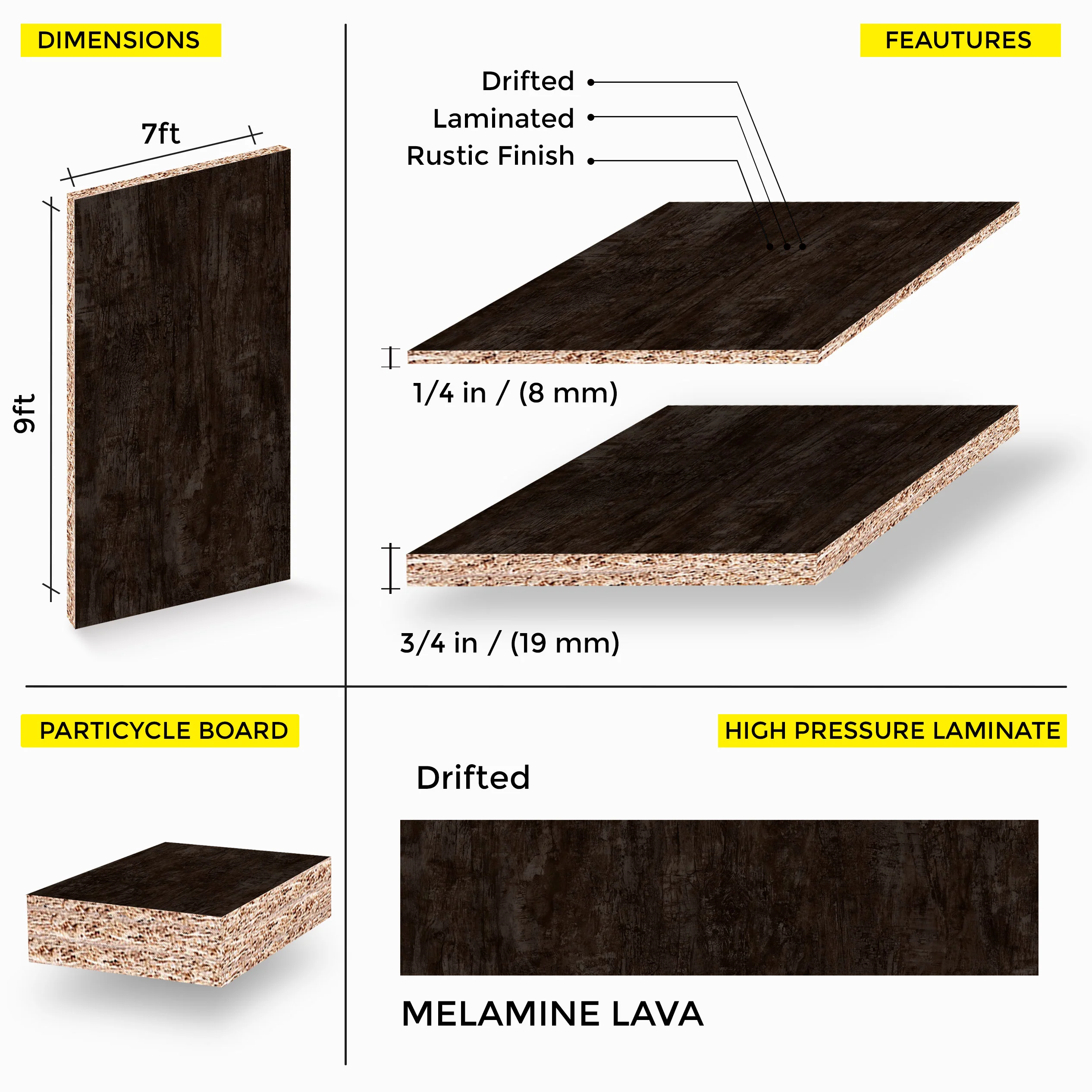 Lava Melamine 7 Ft X 9 Ft - Image 5