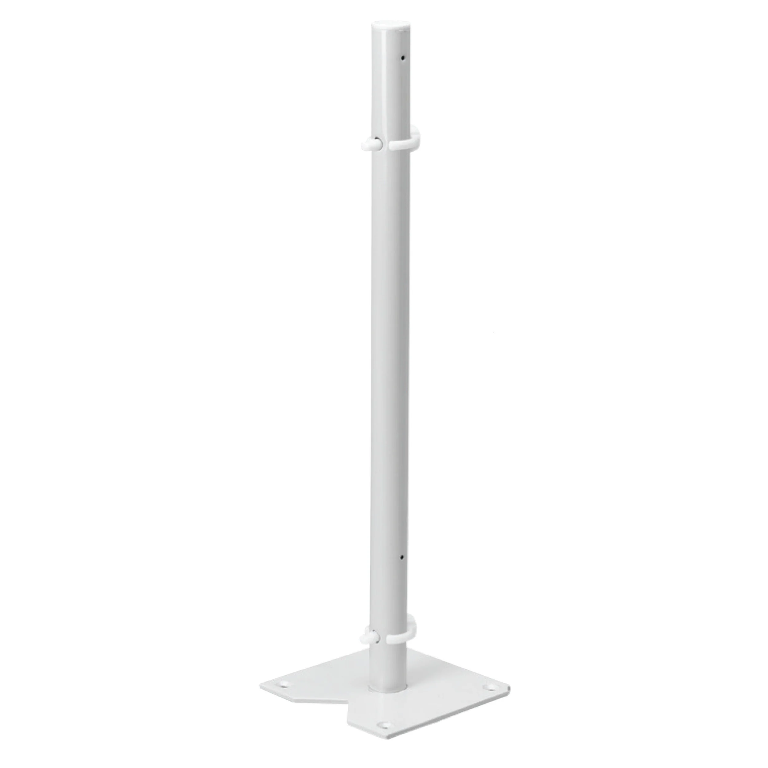 18 in White Polymer Full Circle Lazy Susans 2-Shelf White 18 in (457 mm) W x 18 in (457 mm) D x 17.38 in (441 mm) H - Image 6