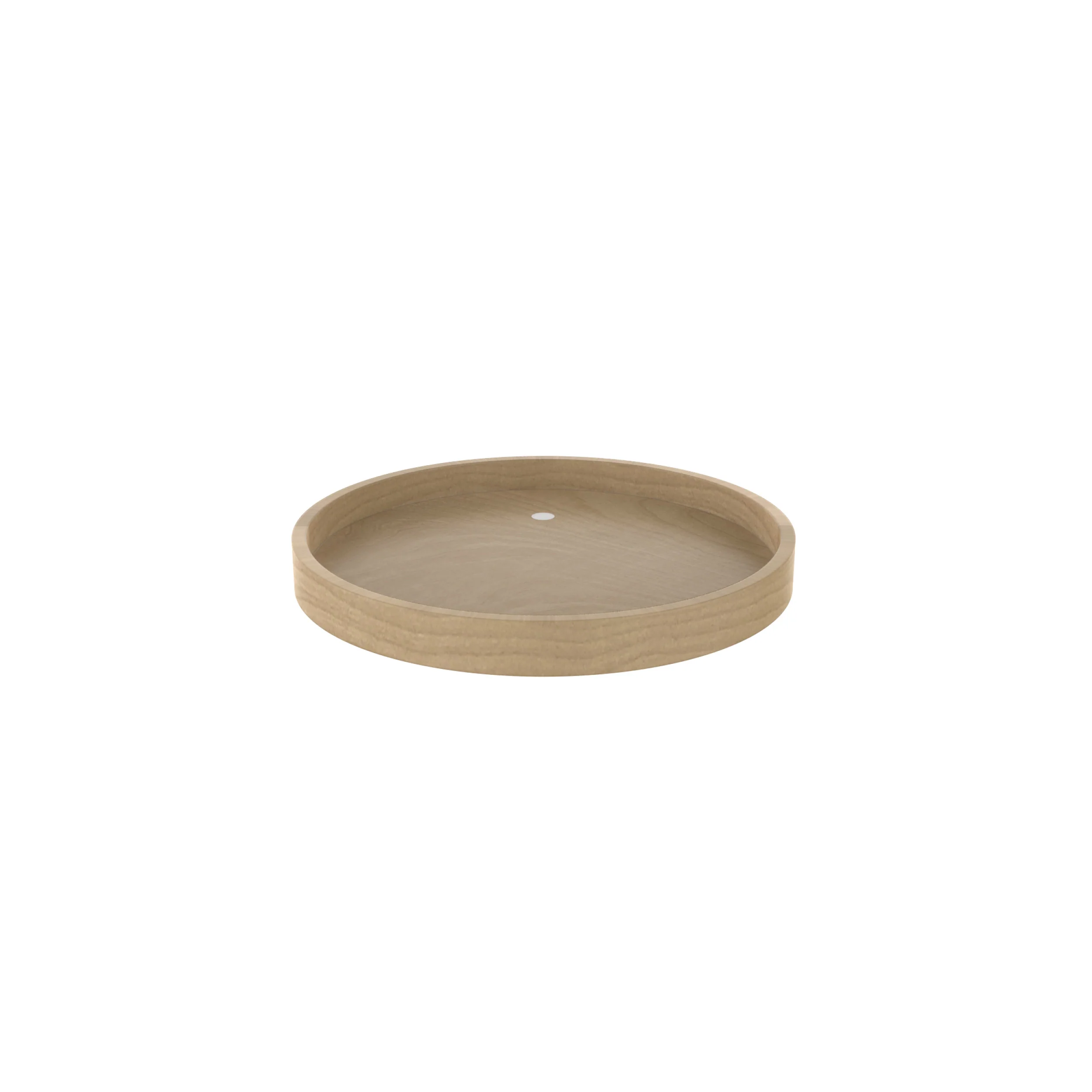 20 in Banded Wood Full Circle Lazy Susan w/steel bearing Natural 20 in (508 mm) W x 20 in (508 mm) D x 2.9 in (74 mm) H