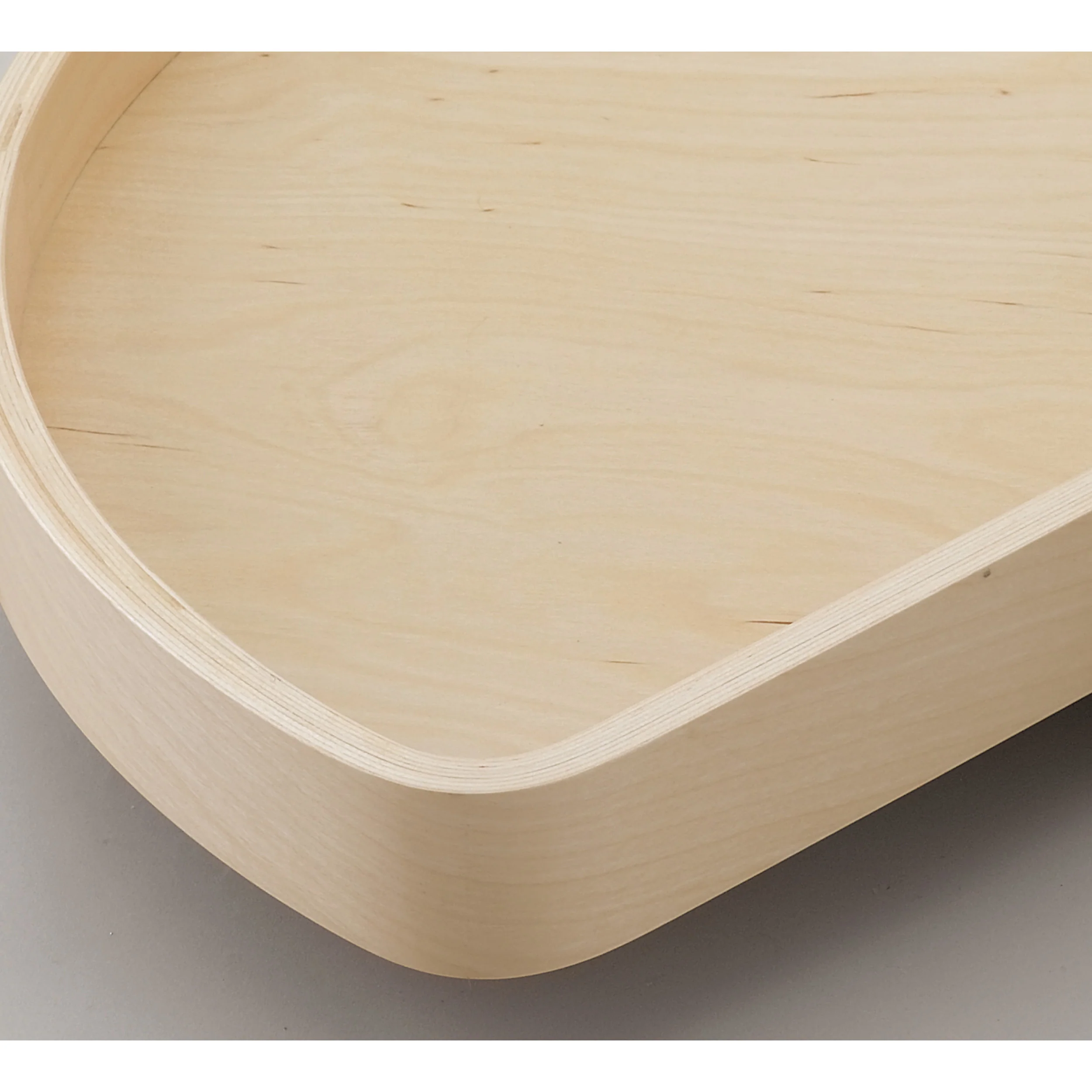 28 in Banded Wood Full Circle Lazy Susan w/steel bearing Natural  28 in (711 mm) W x 28 in (711 mm) D x 2.9 in (74 mm) H - Image 2