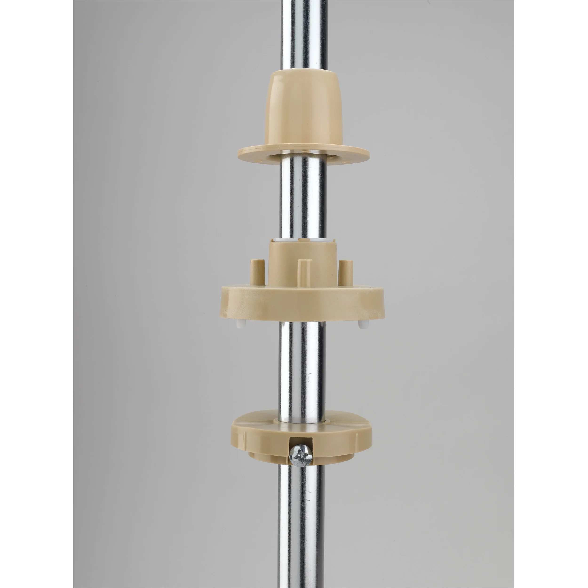 24 in Banded Wood Kidney Lazy Susans 2-Shelf Natural  24 in (610 mm) W x 24 in (610 mm) D x 26 in (660 mm) H