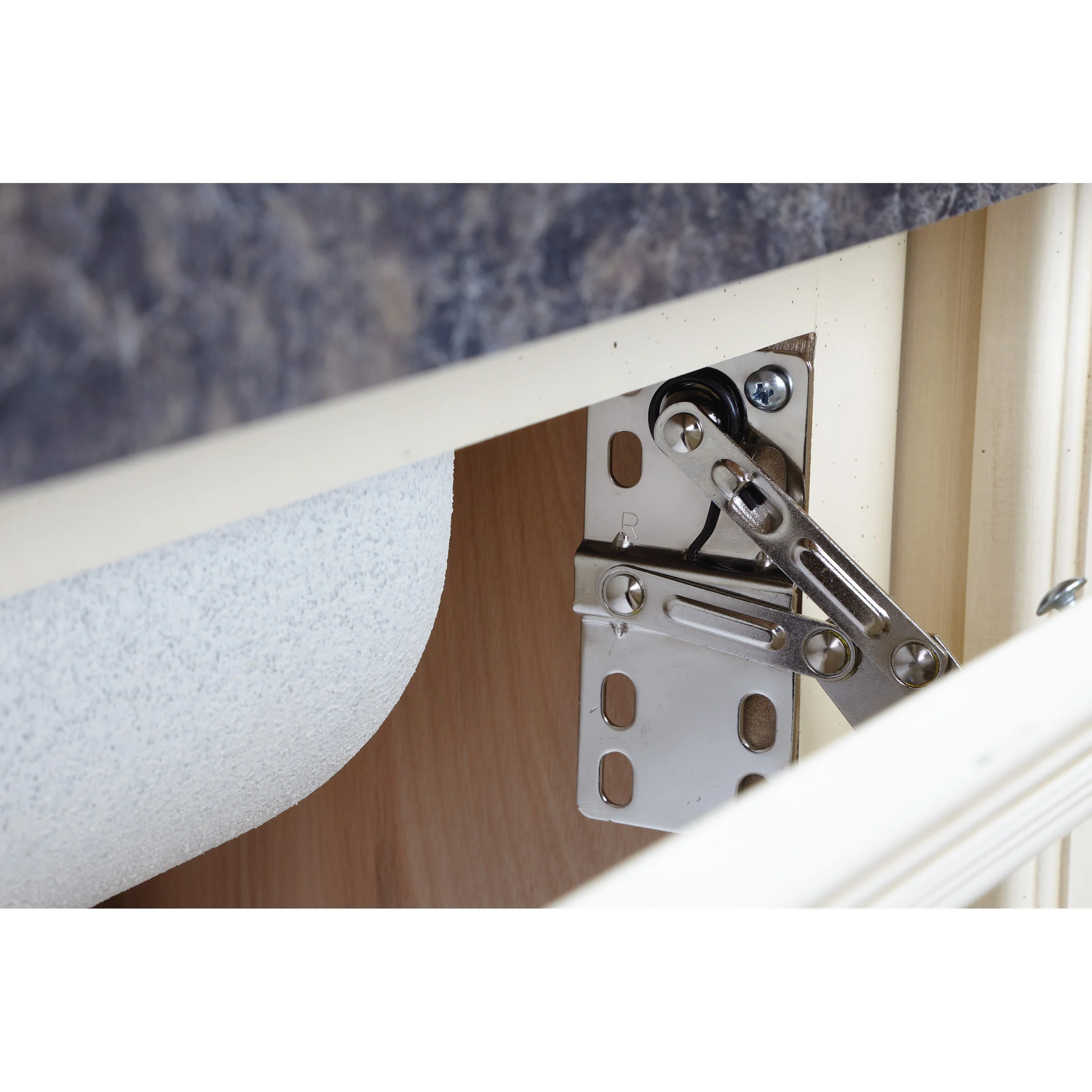 11 in White Polymer LD Tip-Out Accessory Tray White  11 in (279 mm) W x 2.13 in (54 mm) D x 3.81 in (97 mm) H