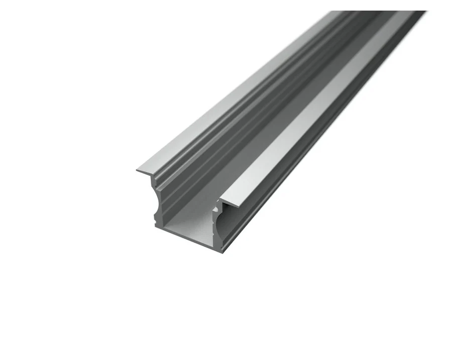 JNB Aluminum LED Channel L037 U - Silver - 8 ft