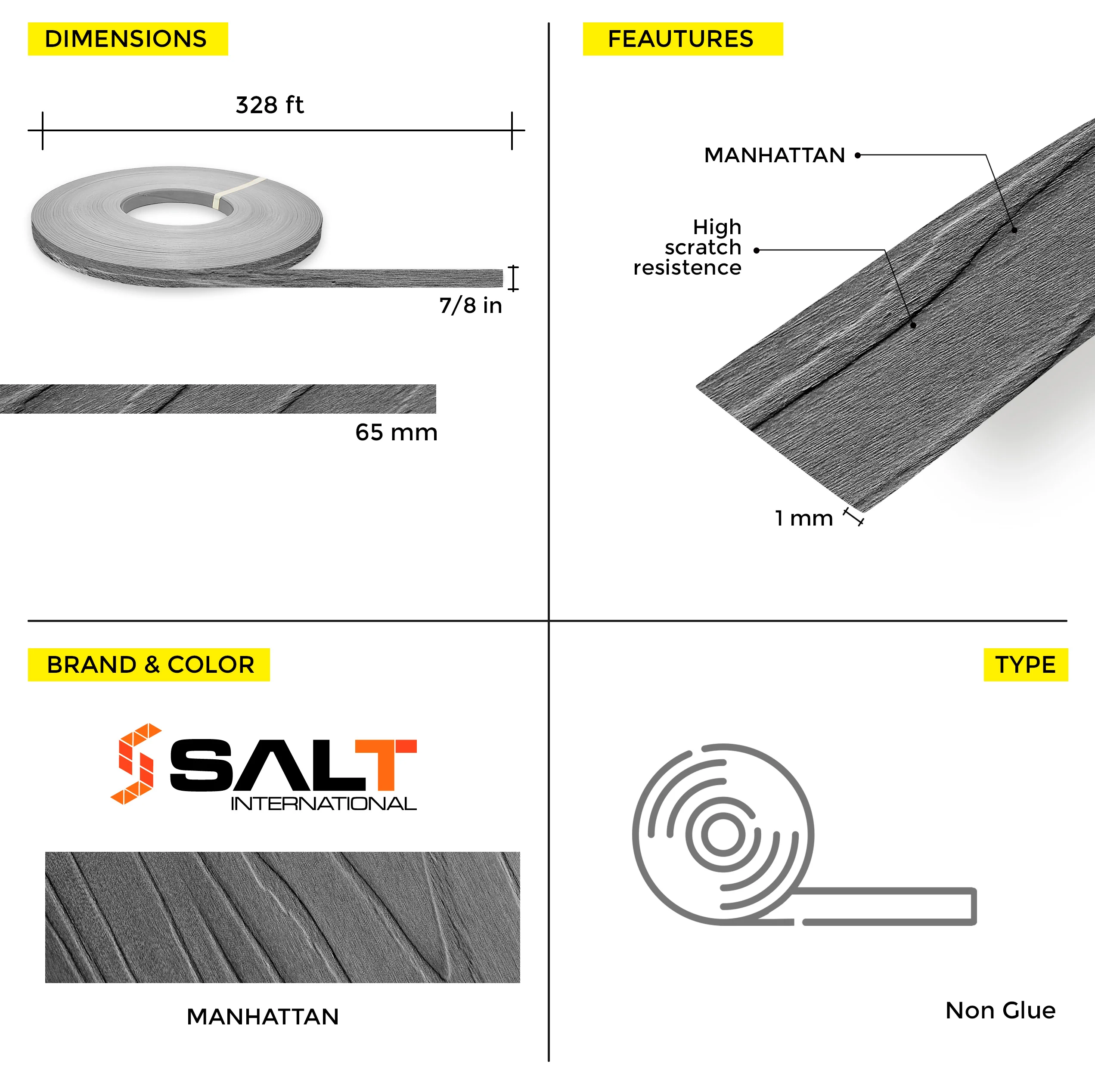 Manhattan PVC Edge Banding (328 ft x 1 mm) - Image 8