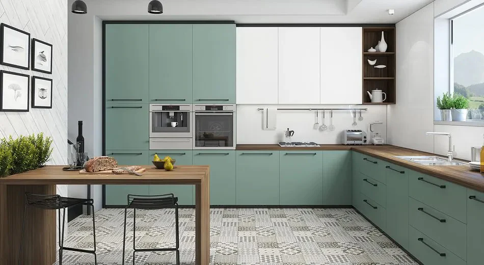 MDF SOFT TOUCH RELAX GREEN MATTE 3/4 4X9  AGT 735 - Image 3