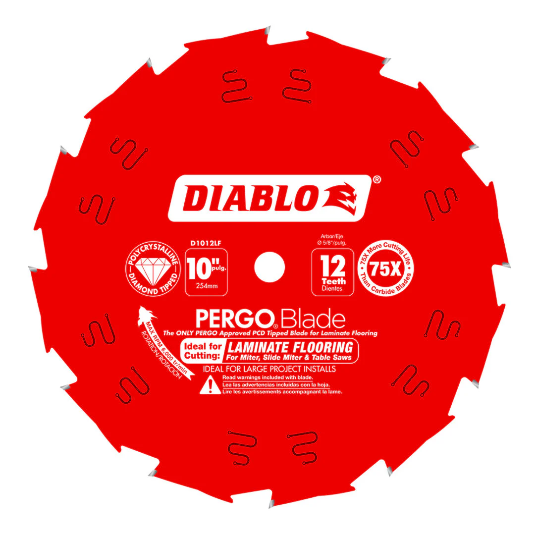 Pergoblade(TM) Saw Blade For Laminate And Wood Flooring