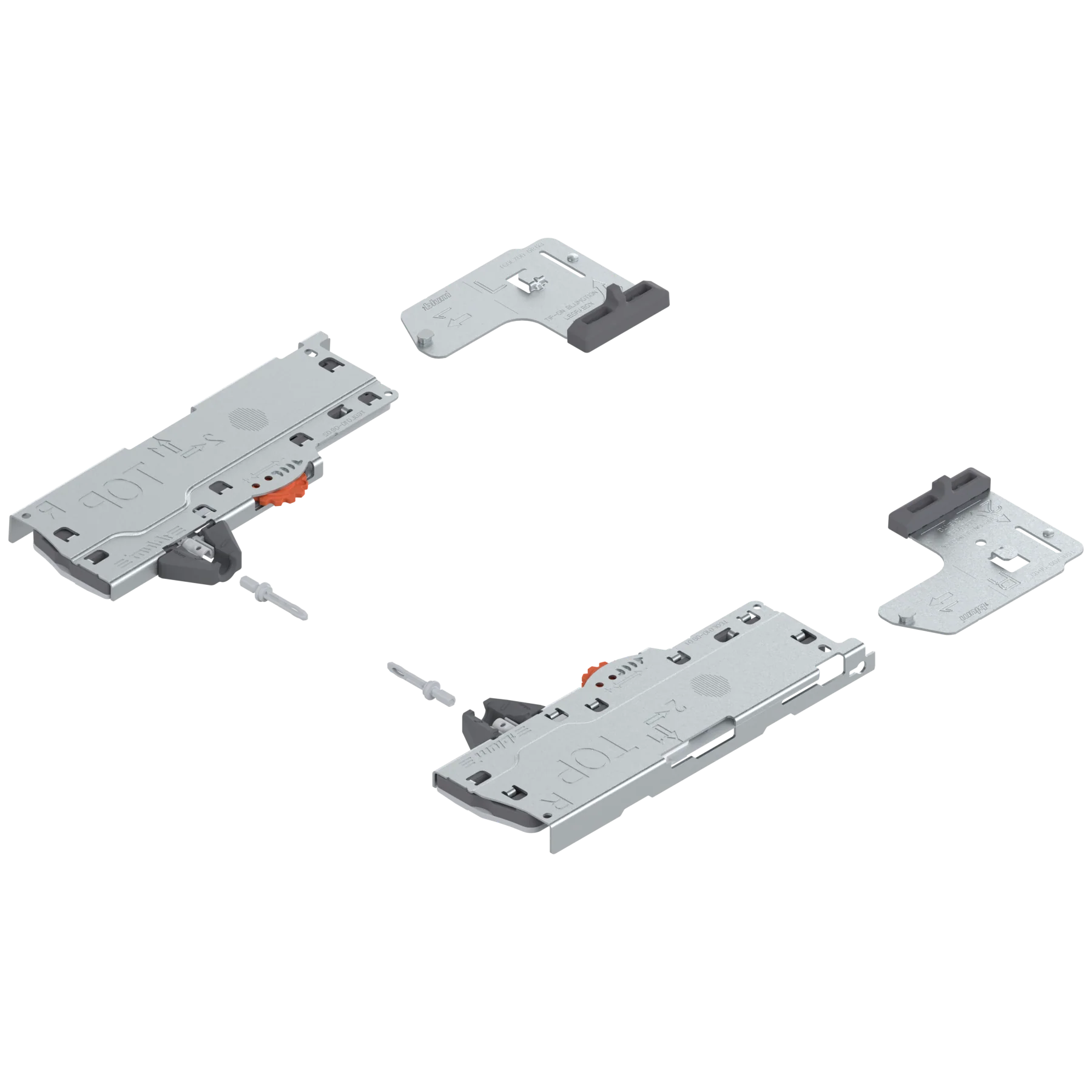 TIP-ON BLUMOTION for MOVENTO Ident S1 R7035 Light-Grey - Image 3