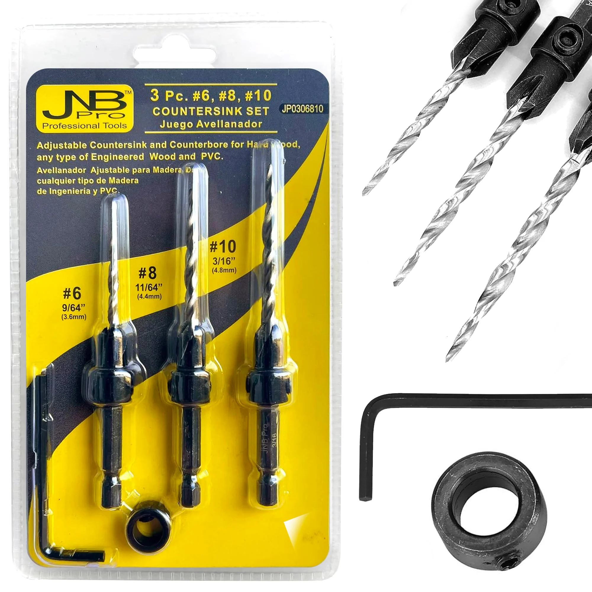 JNB 'L' Wall Bracket 0310 - 10" - Black