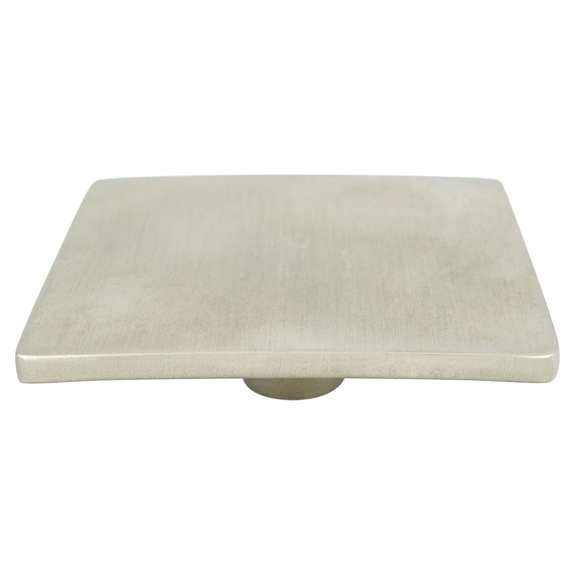Wave Brushed Nickel Large Knob