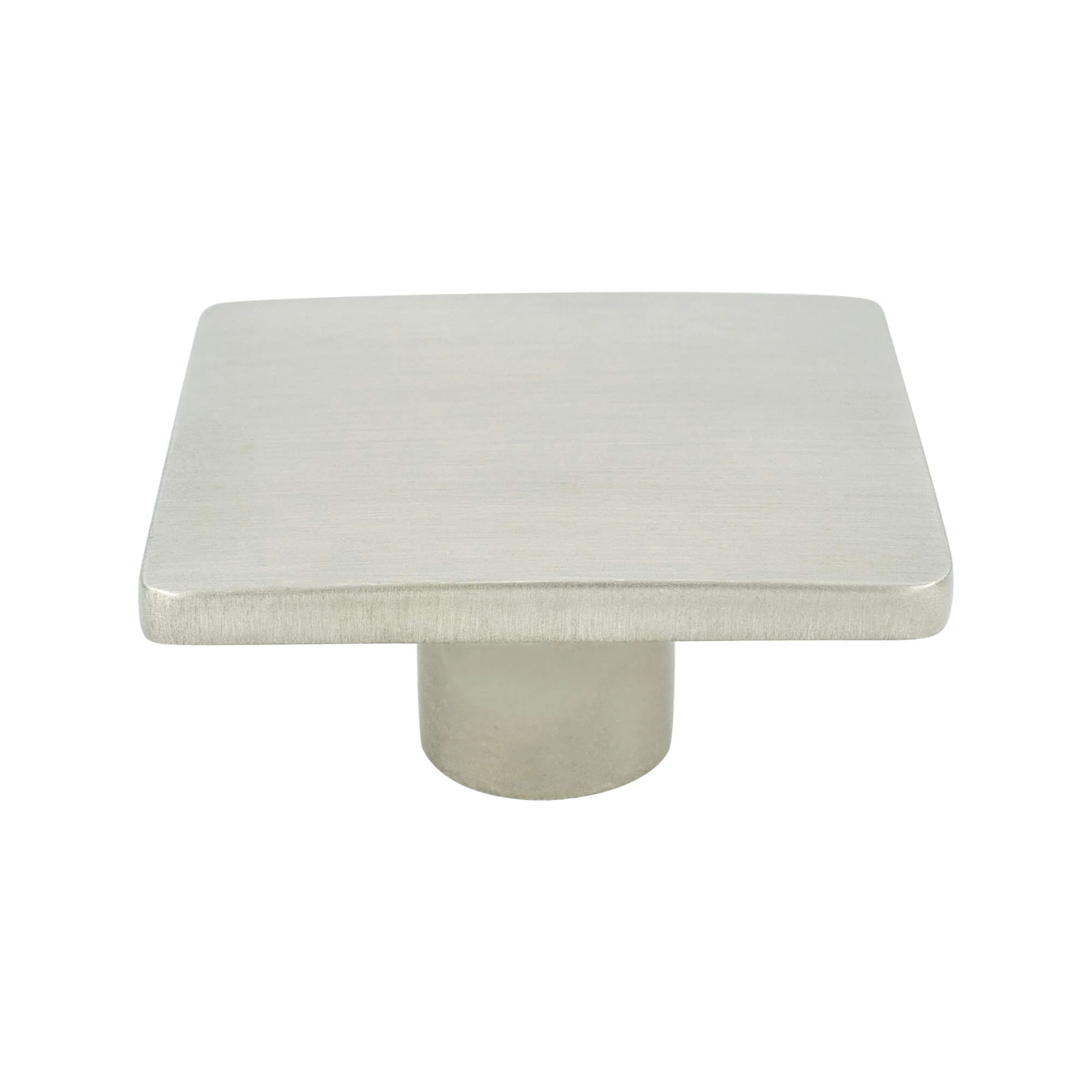 Wave Brushed Nickel Medium Knob