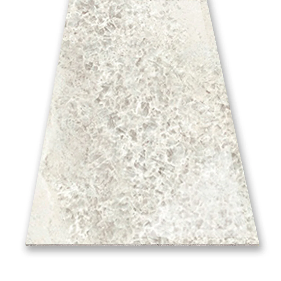PVC WALL PANEL DECORATIVE MARBLE SHEET 4 X 8 FT  - STONE PEARL WHITE