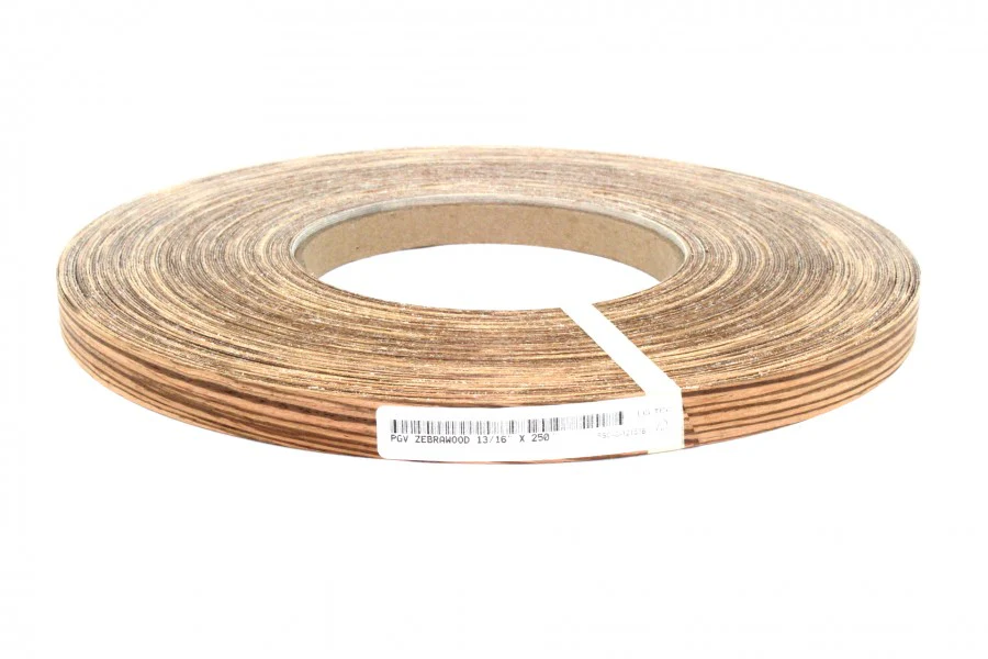 Zebrano Wood Veneer Edge Banding - Image 6