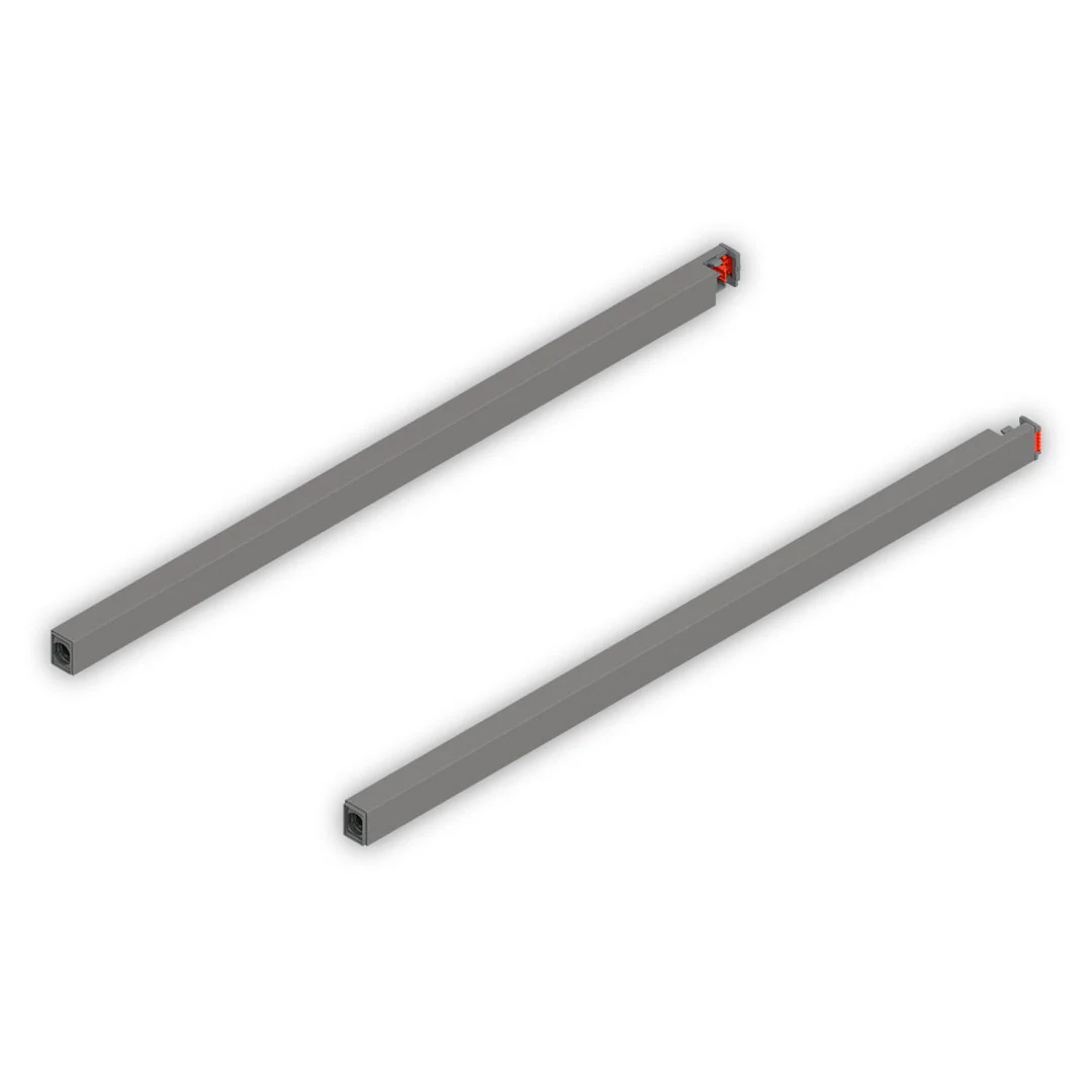 MERIVOBOX longside gallery rail, NL=500 mm, right+left
