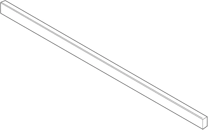 LEGRABOX accessories Ident Cross rail Brushed Nickel - Image 2